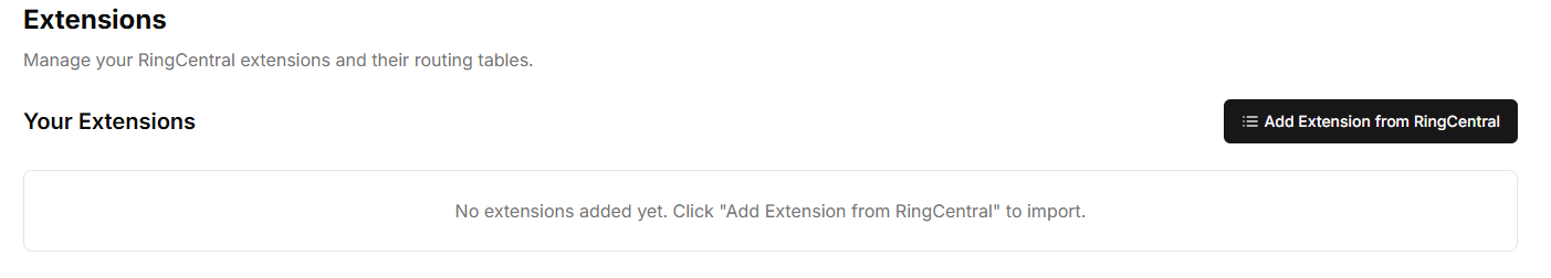 Add extension button